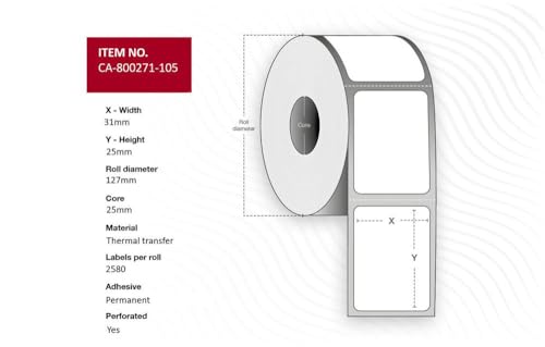 Capture Label 31 x 25 mm Adressenrollen, Kern 25 mm Capture Label 31 x 25 mm Adressenrollen, Kern 25 mm von Capture