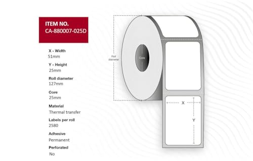 Capture Label 51 x 25 mm Adressenrollen, Kern 25 mm Capture Label 51 x 25 mm Adressenrollen, Kern 25 mm von Capture