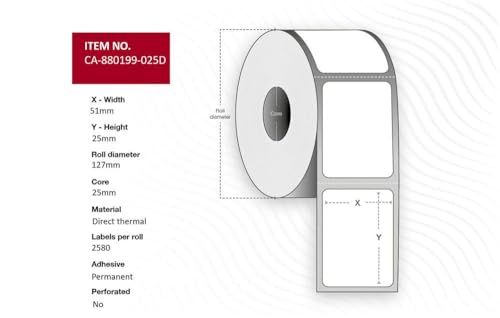 Capture Label 51 x 25 mm Adressenrollen, Kern 25 mm Capture Label 51 x 25 mm Adressenrollen, Kern 25 mm von Capture