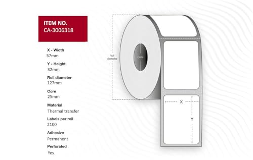 Capture Label Adressrollen, 57 x 32 mm, Kern 25 mm, Capture Label Adressrollen, 57 x 32 mm, Kern 25 mm, von Capture