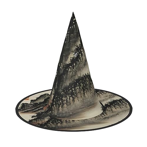 Chinesische Malerei Einzigartige Halloween Hut - Oxford Tuch Material, Perfekt für Partys und Kostümveranstaltungen von CarXs