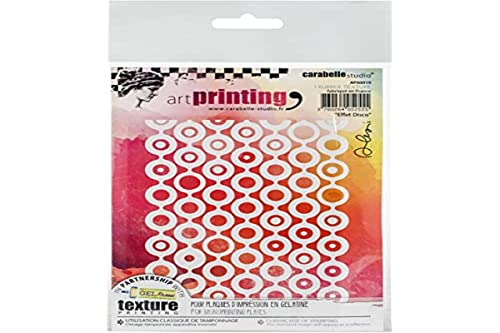 Carabelle Studio AP60019 Art Printing Gummistempel Dreiecke, Disco-Effekt, für Monoprinting mit Gelplatten, Acryl, 10,5 x 14,8 Carabelle Studio AP60019 Art Printing Gummistempel Dreiecke, Disco-Effekt, für Monoprinting mit Gelplatten, Acryl, 10,5 x 14,8 von Carabelle Studio