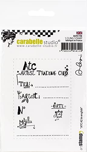 Carabelle Studio Cling Stamp A7 By Alexi-ATC #2- In English von Carabelle Studio
