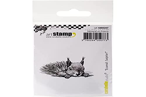 Carabelle Studio SMI0207 Stempel Cling Art, Eichhörnchen: Surprise, für Prägungsprojekte, Kartengestaltung, Scrapbooking, transparent, 5, 1 x 12, 7 x 0, 8 cm Carabelle Studio SMI0207 Stempel Cling Art, Eichhörnchen: Surprise, für Prägungsprojekte, Kartengestaltung, Scrapbooking, transparent, 5, 1 x 12, 7 x 0, 8 cm von Carabelle Studio