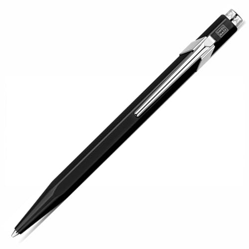 CARAN d'ACHE - Kugelschreiber 849 aus Metall - Schwarz mit schwarzer Mine, 1 Stück (1er Pack) CARAN d'ACHE - Kugelschreiber 849 aus Metall - Schwarz mit schwarzer Mine, 1 Stück (1er Pack) von Caran d'Ache