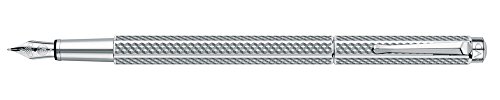 Caran D'ache Ecridor Cubrik Füllfederhalter, M-Feder, rhodiumbeschichtet, versilbert Caran D'ache Ecridor Cubrik Füllfederhalter, M-Feder, rhodiumbeschichtet, versilbert von Caran d'Ache
