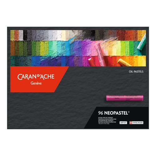 Caran d'Ache 7400 NEOPASTEL Öl-Pastellkreiden (96 Stück im Set) von Caran d'Ache