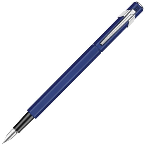 Caran d'Ache 849 Metall-Füllfederhalter Blau EF von Caran d'Ache