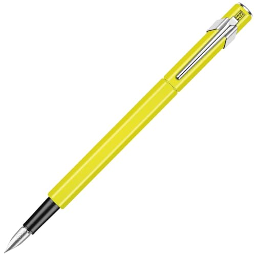 Caran d'Ache 849 Metall-Füllfederhalter Gelb fluo EF von Caran d'Ache