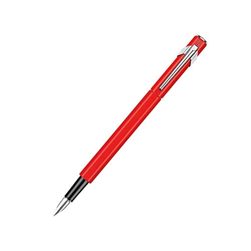 Caran d'Ache Füllfederhalter 849 Rot matt M, 1 Stück (1er Pack) von Caran d'Ache