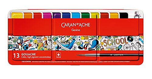 Caran d'Ache Gouache Deckfarbenkasten 12 Farben Caran d'Ache Gouache Deckfarbenkasten 12 Farben von Caran d'Ache
