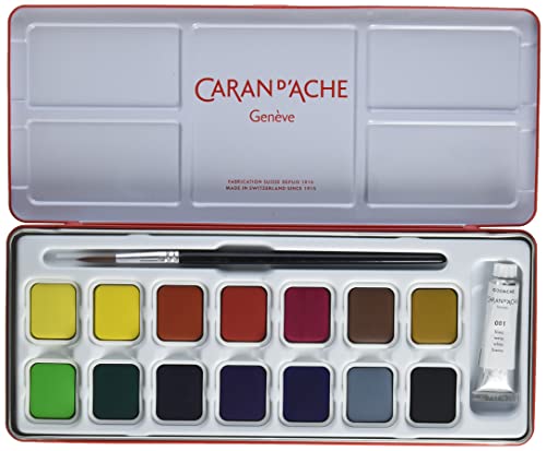 Caran d´Ache Gouache Tabletten 15 Farben von Caran d'Ache