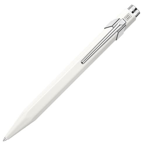 Caran d'Ache Kugelschreiber 849 Classic Line Weiß lackiert Strichstärke: M, Schriftfarbe: Blau, Länge: 13 cm, 0846.001 Caran d'Ache Kugelschreiber 849 Classic Line Weiß lackiert Strichstärke: M, Schriftfarbe: Blau, Länge: 13 cm, 0846.001 von Caran d'Ache