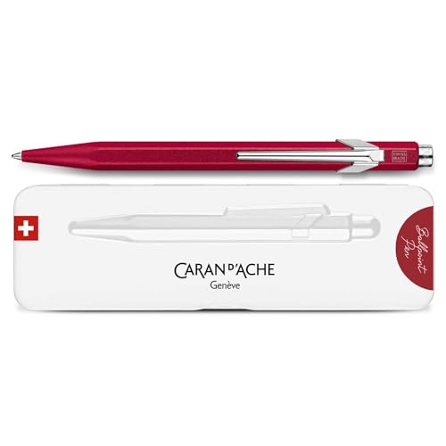 Caran d'Ache Kugelschreiber 849 Colormat-X rot mit Slimpack von Caran d'Ache