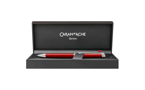 Caran d'Ache Kugelschreiber LEMAN SLIM in der Farbe Rouge Carmin, 4781.580 von Caran d'Ache
