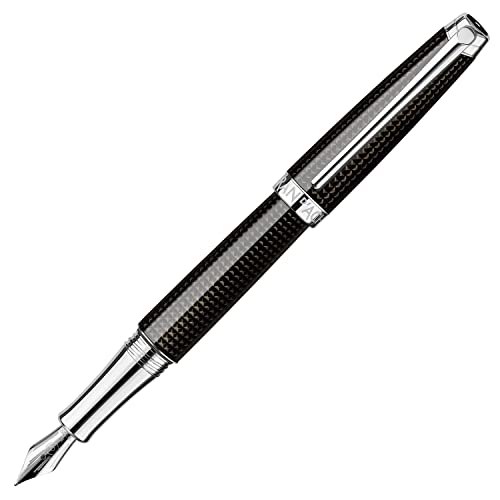 Caran d'Ache LÉMAN DE NUIT Füllfederhalter in der Farbe: Schwarz, poliert, Schreibfeder aus Gold 18 Karat, Federgröße: B, Maße: 18,4 x 8 x 4 cm, 4799.029 Caran d'Ache LÉMAN DE NUIT Füllfederhalter in der Farbe: Schwarz, poliert, Schreibfeder aus Gold 18 Karat, Federgröße: B, Maße: 18,4 x 8 x 4 cm, 4799.029 von Caran d'Ache