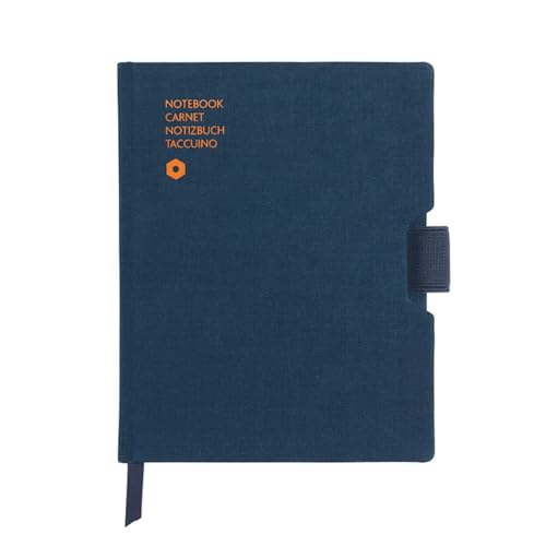 Caran d'Ache Notizbuch Office A6 Stoff Blau 454454 von Caran d'Ache