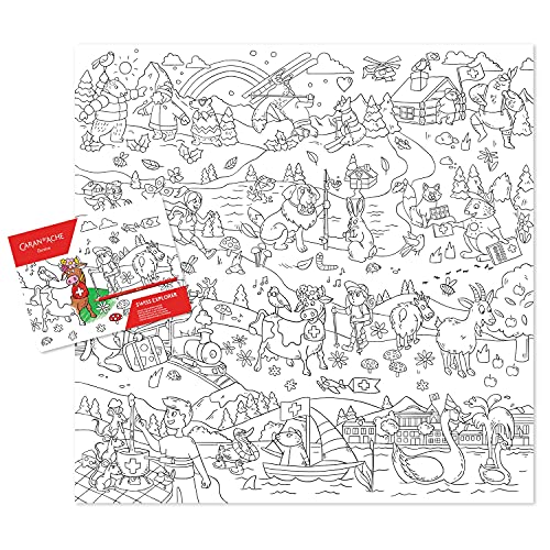 Caran d´Ache Swiss Explorer Riesenposter zum Ausmalen, Maße: 90 cm x 90 cm, gefaltet, 0454.703 Caran d´Ache Swiss Explorer Riesenposter zum Ausmalen, Maße: 90 cm x 90 cm, gefaltet, 0454.703 von Caran d'Ache