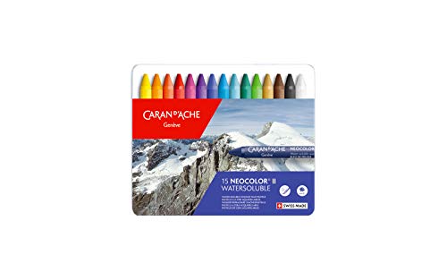 Caran d'Ache d´Ache 7500.315 Neocolor II Kreiden Metalletui mit 15 Farben, Einheitsgröße Caran d'Ache d´Ache 7500.315 Neocolor II Kreiden Metalletui mit 15 Farben, Einheitsgröße von Caran d'Ache