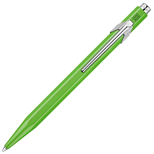 Caran d'Ache Kugelschreiber 849 POPLINE FLUO Grün mit Etui von Caran d'Ache