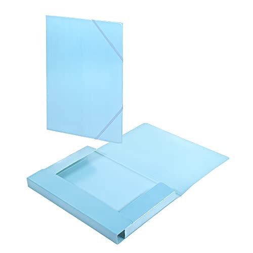 Carchivo, Ordner Klappen Folio Karton glänzend Soft Blau von Carchivo