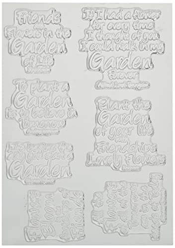 card-io "Garten Zitate" Clear Stamp Set, transparent von Card-io