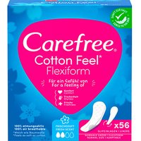 Carefree Slipeinlagen Cotton Feel Flexiform mit Frischeduft für Slip, 56 St. von Carefree