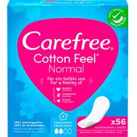 Carefree Slipeinlagen Normal Cotton Feel mit Frischeduft für Slip, 56 St. von Carefree
