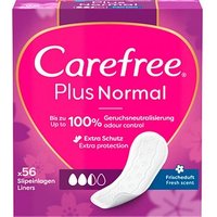 Carefree Slipeinlagen Plus Normal mit Frischeduft für Slip, 56 St. Carefree Slipeinlagen Plus Normal mit Frischeduft für Slip, 56 St. von Carefree