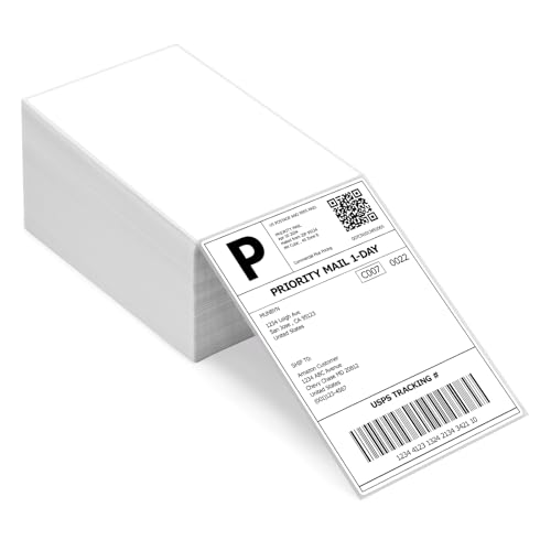 Carehabi 500 Thermo-Versandetiketten 10 x 15 cm, selbstklebende Adressetiketten, kratzfest, wasser-, schmutz-, staub- und fettbeständig Carehabi 500 Thermo-Versandetiketten 10 x 15 cm, selbstklebende Adressetiketten, kratzfest, wasser-, schmutz-, staub- und fettbeständig von Carehabi