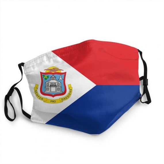 Sint Maarten Gesichtsbedeckung Sint Maarten Gesichtsbedeckung von CaribeHeart
