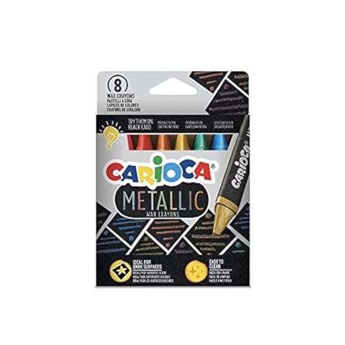 Carioca METALLIC Wachspastelle, 8 Stück 43163 Carioca METALLIC Wachspastelle, 8 Stück 43163 von Carioca