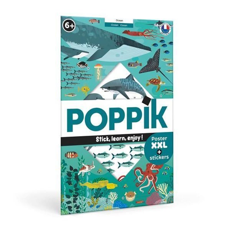 Poppik Sticker Lernposter Ozean von POPPIK