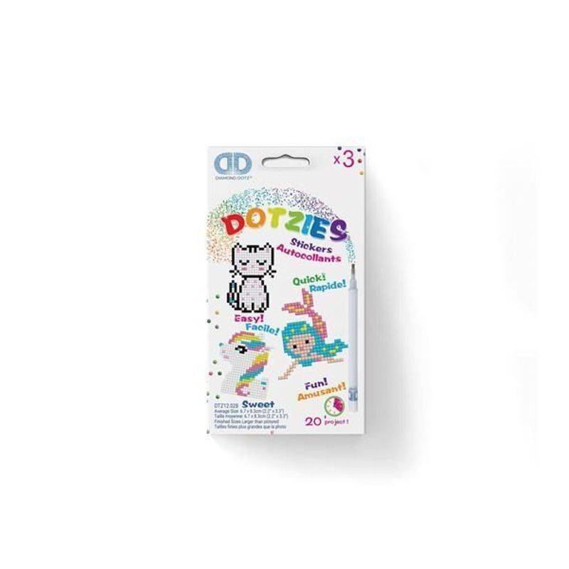 Dotzies By Diamond Dotz Sticker Katze Meerjungfrau Pony von Carletto Deutschland