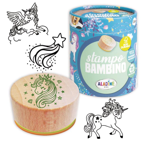 Einhorn-Kinderstempel, 8 Stück in Geschenkdose Einhorn-Kinderstempel, 8 Stück in Geschenkdose von Carletto