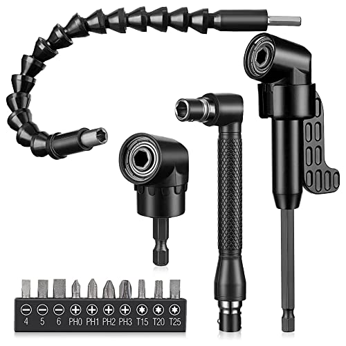 Carlgelrag 14-Teiliges Flexibles Bohrerverlängerungsset 105 Rechtwinkliger Bohrer 90 Rechtwinklig Schwarz Carlgelrag 14-Teiliges Flexibles Bohrerverlängerungsset 105 Rechtwinkliger Bohrer 90 Rechtwinklig Schwarz von Carlgelrag