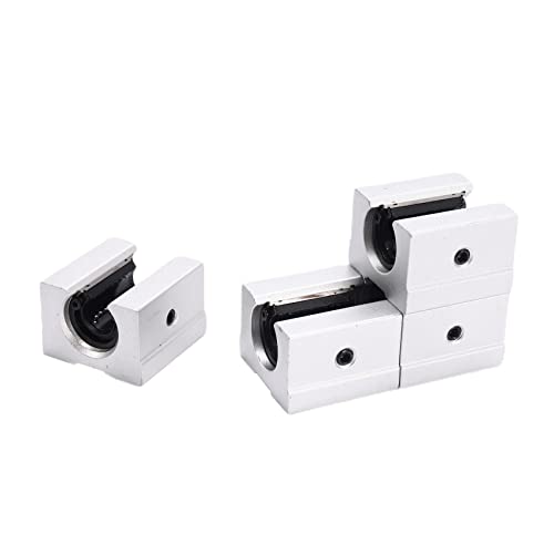 Carlgelrag 4 x SBR12UU 12mm Aluminum Linear Motion-Router Lager Fester Block, Silber Carlgelrag 4 x SBR12UU 12mm Aluminum Linear Motion-Router Lager Fester Block, Silber von Carlgelrag