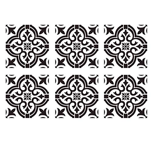 Carlgelrag 6 StüCk DIY Malerei 30X30Cm Vintage Blumen Muster Schablonen Vorlage für Fliesen Wand Boden MöBel Malerei Dekorativ Carlgelrag 6 StüCk DIY Malerei 30X30Cm Vintage Blumen Muster Schablonen Vorlage für Fliesen Wand Boden MöBel Malerei Dekorativ von Carlgelrag