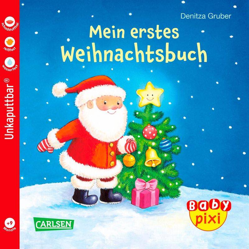 Baby Pixi (Unkaputtbar) 48: Mein Erstes Weihnachtsbuch - Denitza Gruber, Kartoniert (TB) von Carlsen