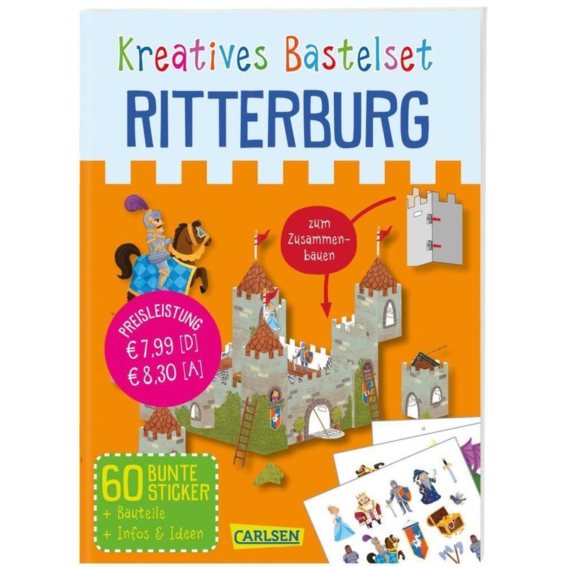 Bastelset Für Kinder: Kreatives Bastelset: Ritterburg - Anton Poitier, Kartoniert (TB) von Carlsen