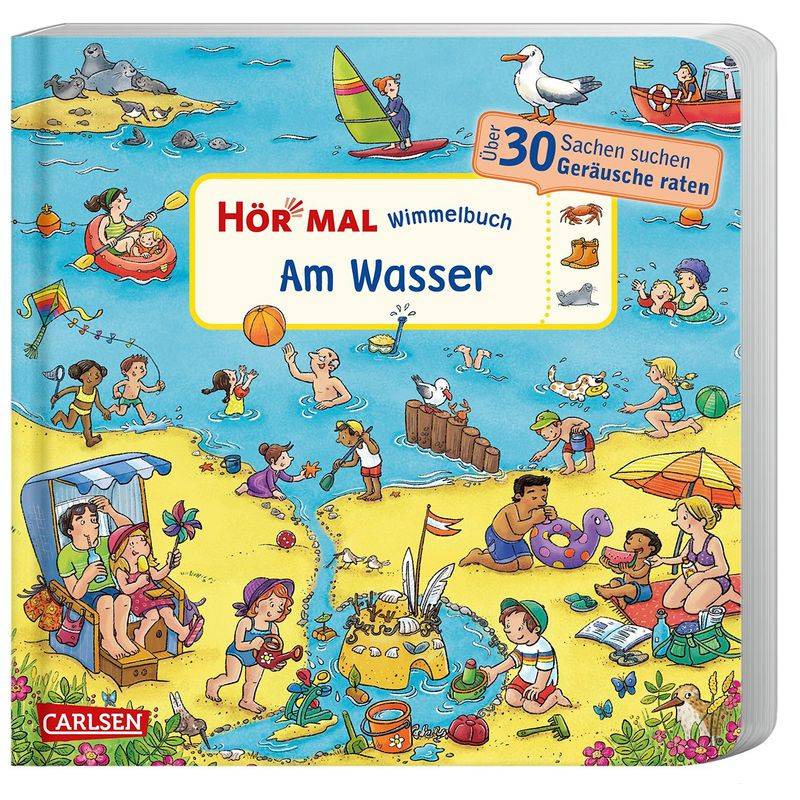 Wimmelbuch: Am Wasser / Hör Mal (Soundbuch) Bd.23 - Julia Hofmann, Pappband von Carlsen