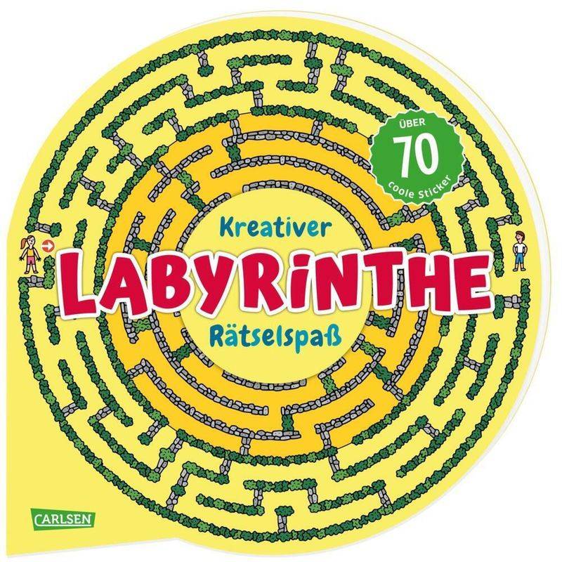 Kreativer Labyrinthe-Rätselspaß - Anton Poitier, Kartoniert (TB) von Carlsen