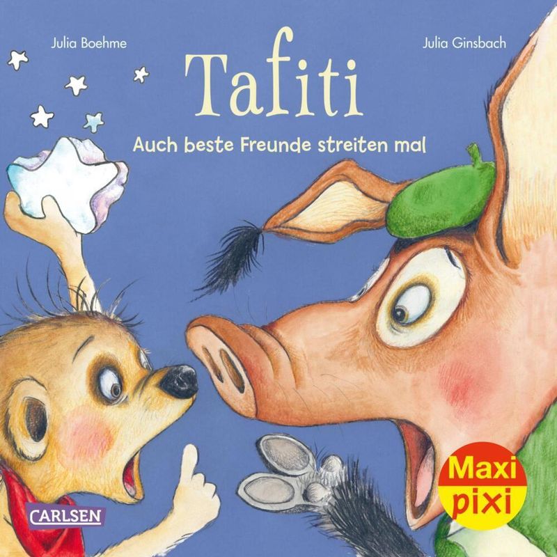 Maxi Pixi 381: Ve 5: Tafiti: Auch Beste Freunde Streiten Mal (5 Exemplare) - Julia Boehme, Kartoniert (TB) von Carlsen