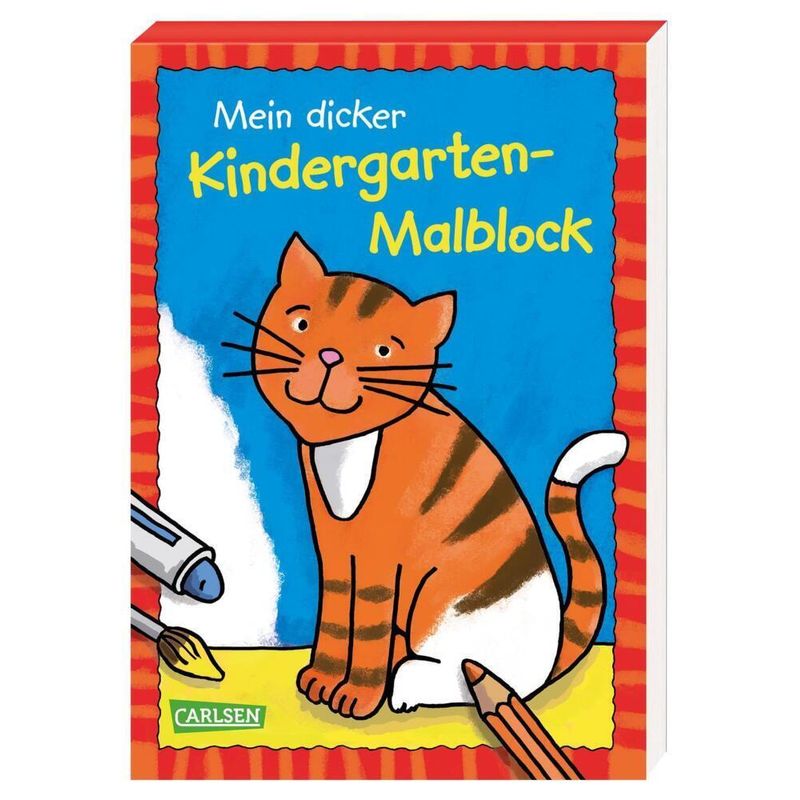 Mein Dicker Kindergarten-Malblock, Kartoniert (TB) von Carlsen