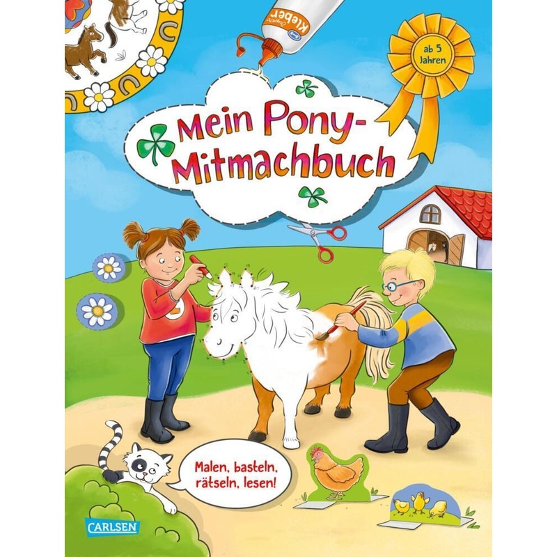 Mein Pony-Mitmachbuch - Corinna Wieja, Kartoniert (TB) von Carlsen