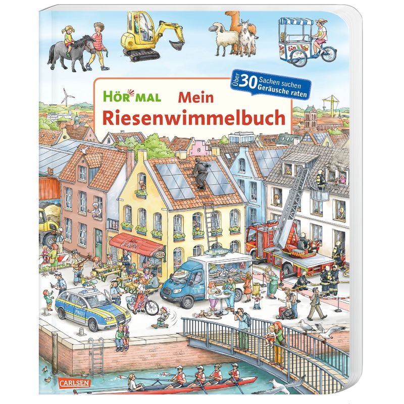 Mein Riesenwimmelbuch / Hör Mal (Soundbuch) Bd.28 - Christian Zimmer, Pappband von Carlsen