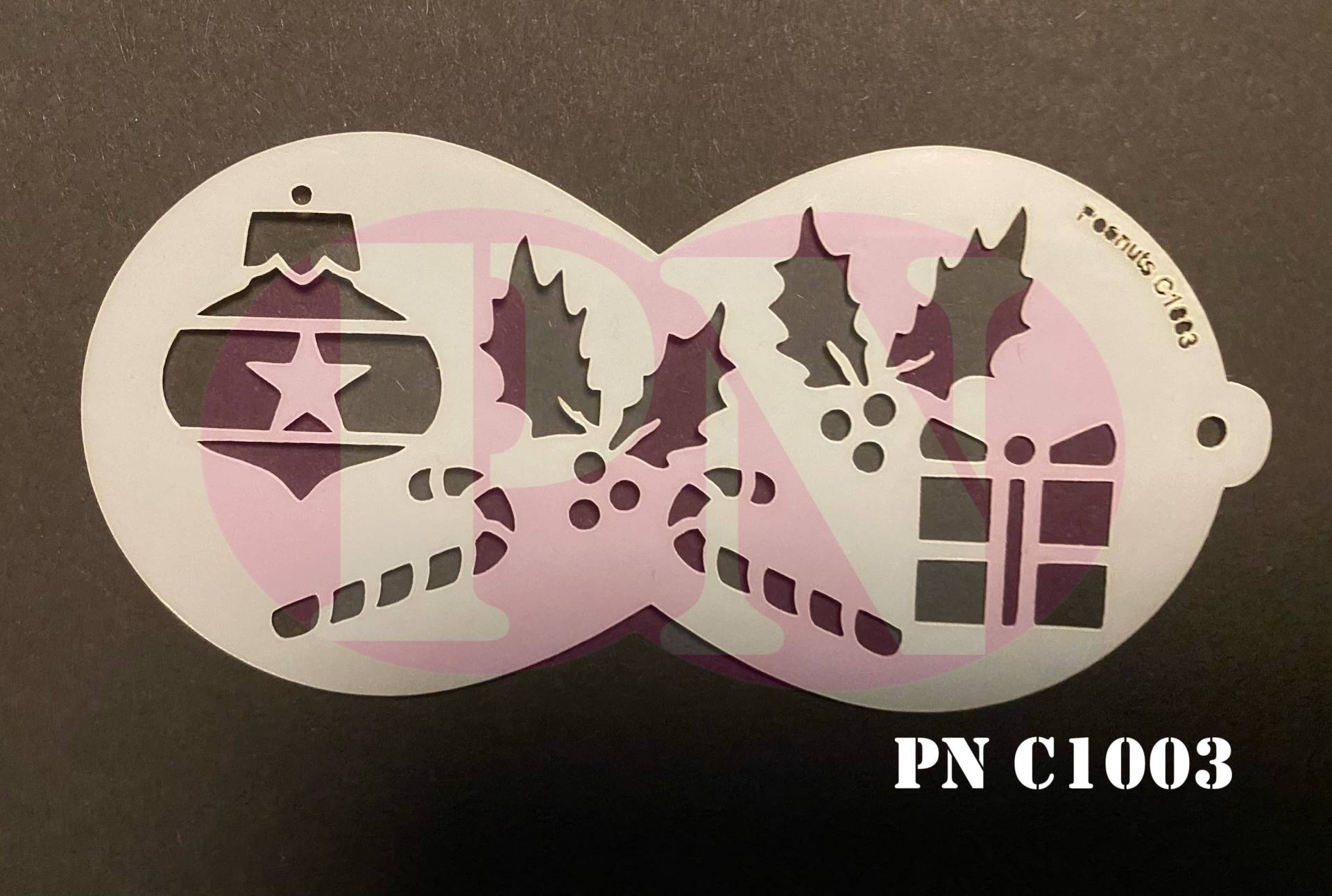 Facepainting Stencil Peanutstencils Pn C1003 Weihnachtskugel Geschenke Facepainting Stencil Peanutstencils Pn C1003 Weihnachtskugel Geschenke von CarmensitasShopDe
