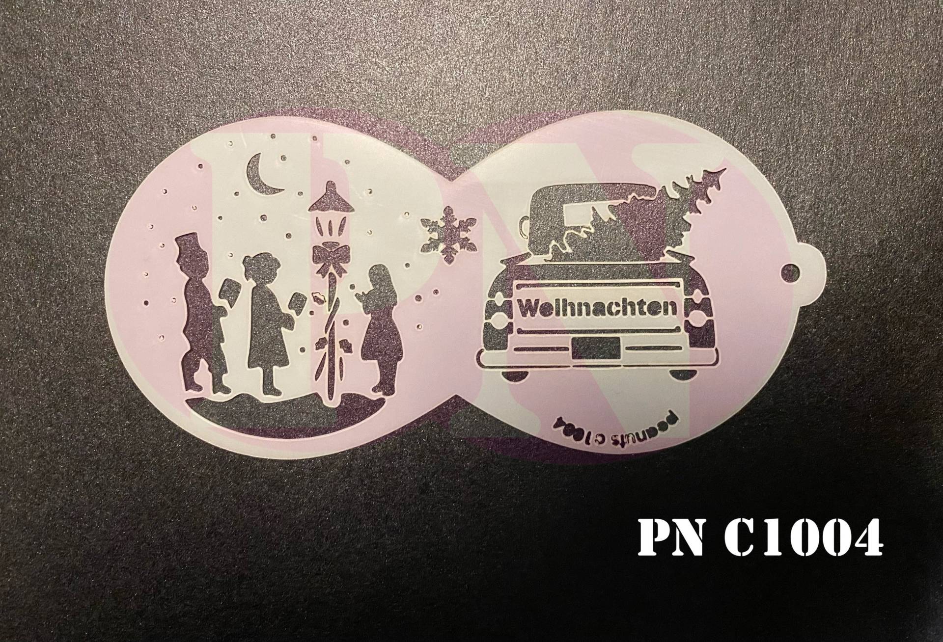 Facepainting Stencil Peanutstencils Pn C1004 Christmas Car Weihnachten Facepainting Stencil Peanutstencils Pn C1004 Christmas Car Weihnachten von CarmensitasShopDe