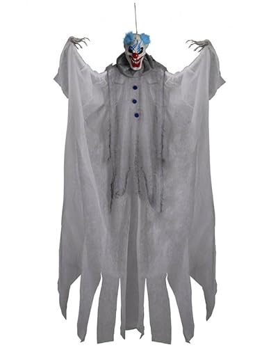 HANGING BLUE HAIRED HORROR CLOWN H.CM.180 IN BAG von Carnival Toys
