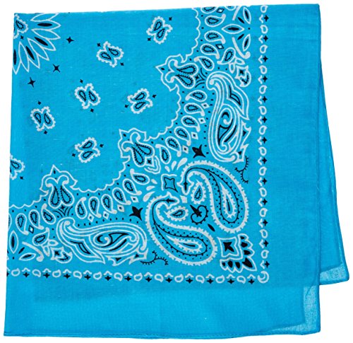 Carolina Have, A, Hank Paisley-Bandana, 55,9 x 55,9 cm, Hellblau Carolina Have, A, Hank Paisley-Bandana, 55,9 x 55,9 cm, Hellblau von Carolina